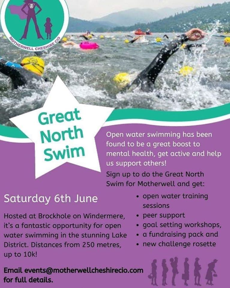 Great North Swim in Lake Windermere - Motherwell Cheshire CIO